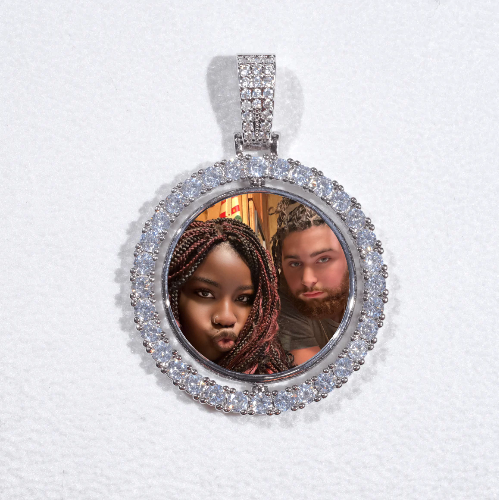 3D Spinning 2-Faced Custom Picture Pendant