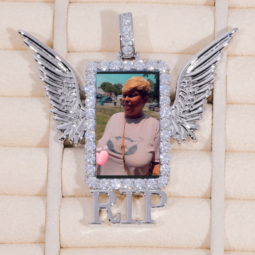 RIP WING 3D CUSTOM PICTURE PENDANT