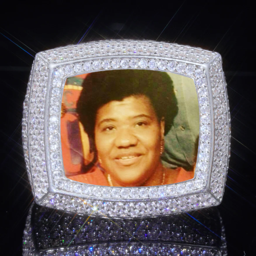 3D CUSTOM PICTURE ICED RING