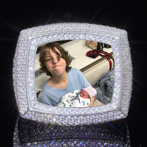 3D CUSTOM PICTURE ICED RING