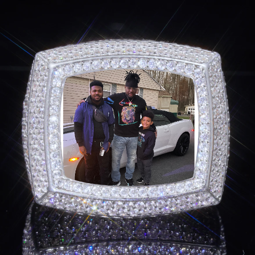 3D CUSTOM PICTURE ICED RING