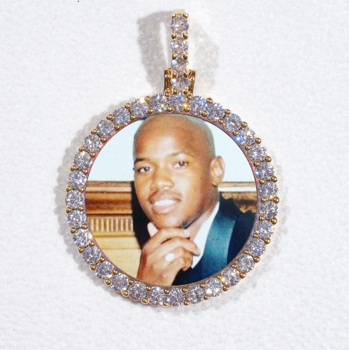 3D CIRCLE CUSTOM PICTURE PENDANT SMALL SIZE