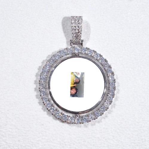 3D Spinning 2-Faced Custom Picture Pendant