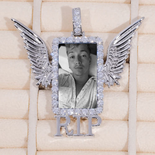 RIP WING 3D CUSTOM PICTURE PENDANT