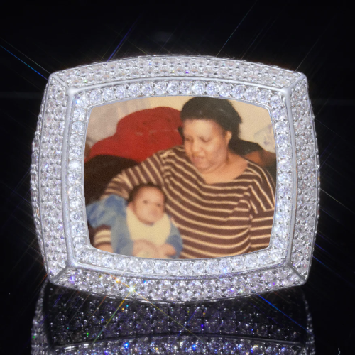 3D CUSTOM PICTURE ICED RING