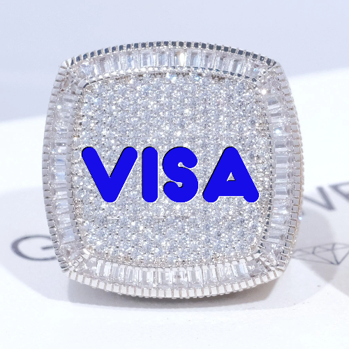 CUSTOM LETTER 3D ICED RING