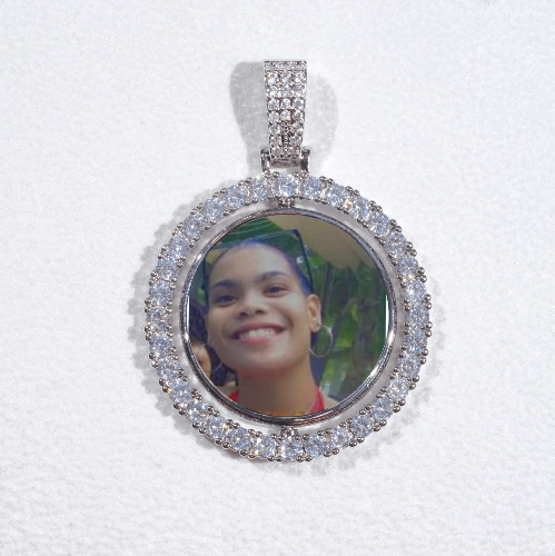 3D Spinning 2-Faced Custom Picture Pendant