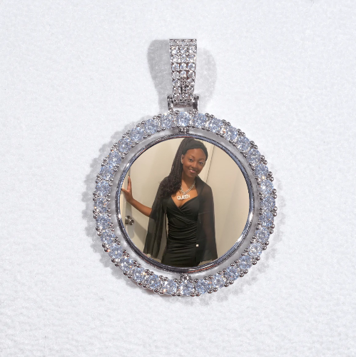 3D Spinning 2-Faced Custom Picture Pendant