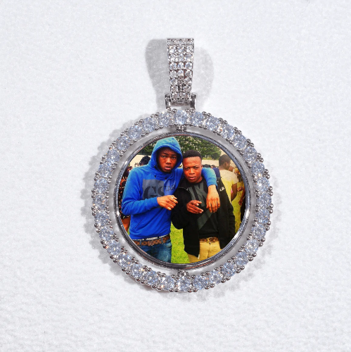 3D Spinning 2-Faced Custom Picture Pendant