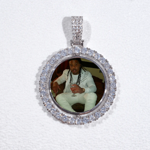 3D Spinning 2-Faced Custom Picture Pendant