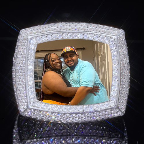 3D CUSTOM PICTURE ICED RING