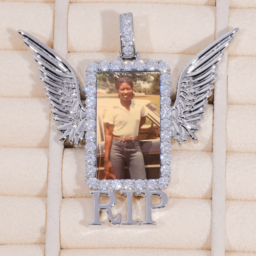 RIP WING 3D CUSTOM PICTURE PENDANT