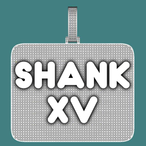 CUSTOM LETTER NECKLACE 3D BIG SQUARE
