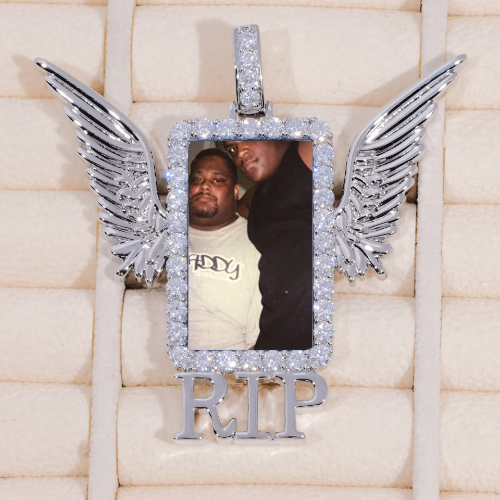 RIP WING 3D CUSTOM PICTURE PENDANT