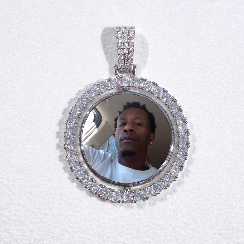 3D Spinning 2-Faced Custom Picture Pendant
