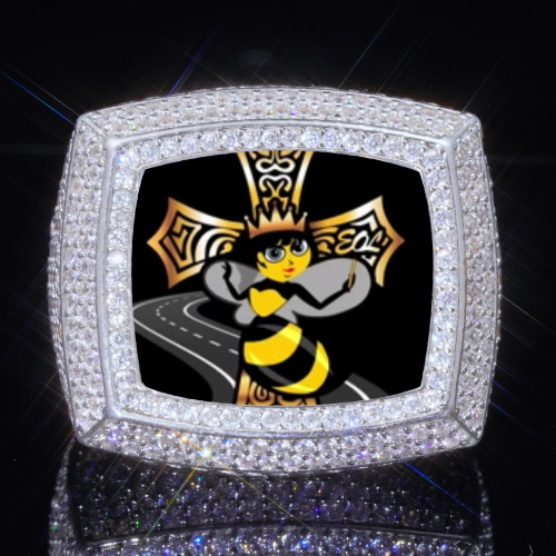 3D CUSTOM PICTURE ICED RING