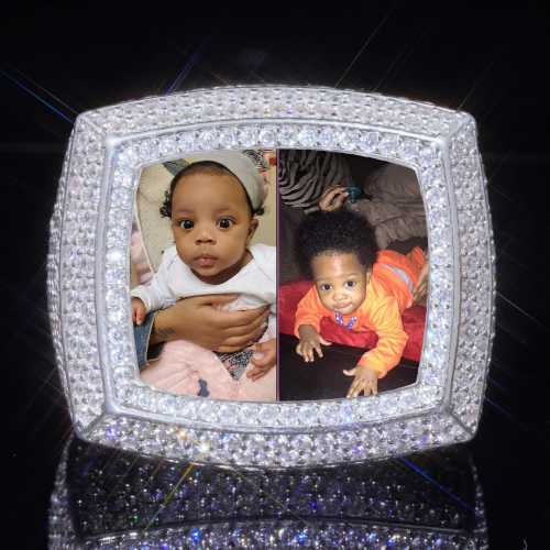 3D CUSTOM PICTURE ICED RING