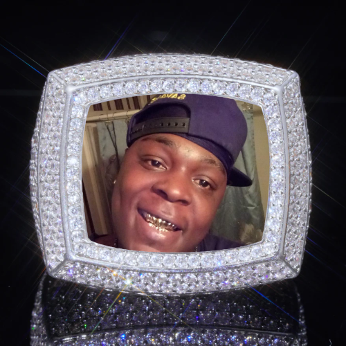 3D CUSTOM PICTURE ICED RING