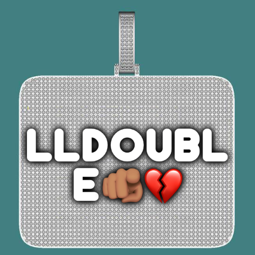 CUSTOM LETTER NECKLACE 3D BIG SQUARE