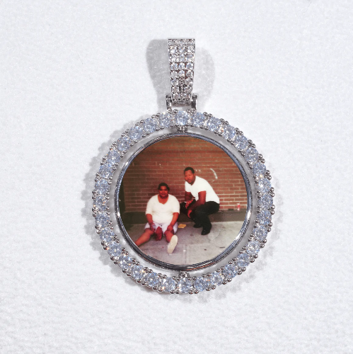 3D Spinning 2-Faced Custom Picture Pendant