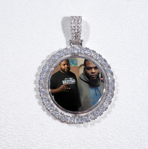 3D Spinning 2-Faced Custom Picture Pendant