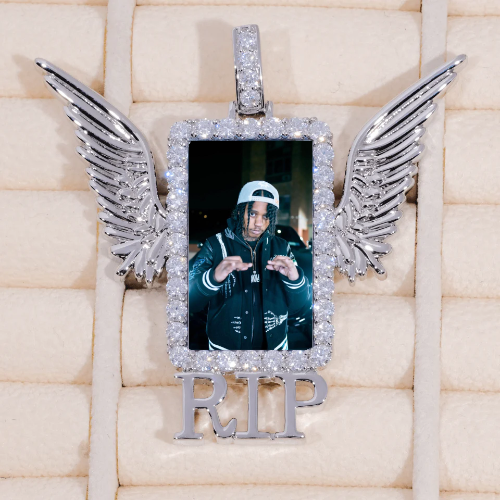 RIP WING 3D CUSTOM PICTURE PENDANT