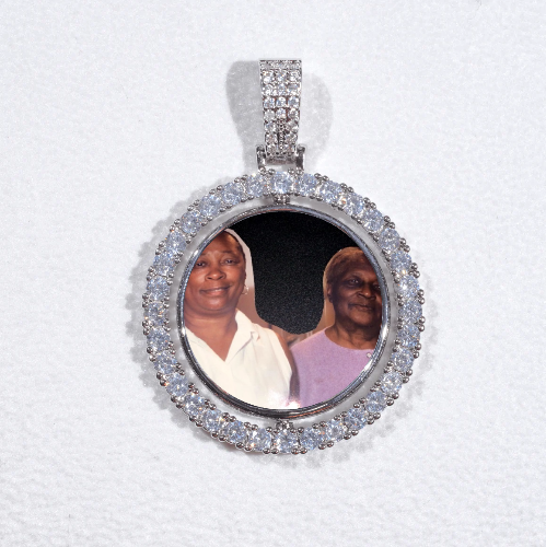 3D Spinning 2-Faced Custom Picture Pendant