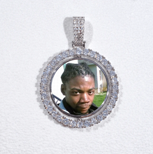 3D Spinning 2-Faced Custom Picture Pendant