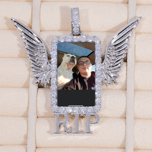 RIP WING 3D CUSTOM PICTURE PENDANT
