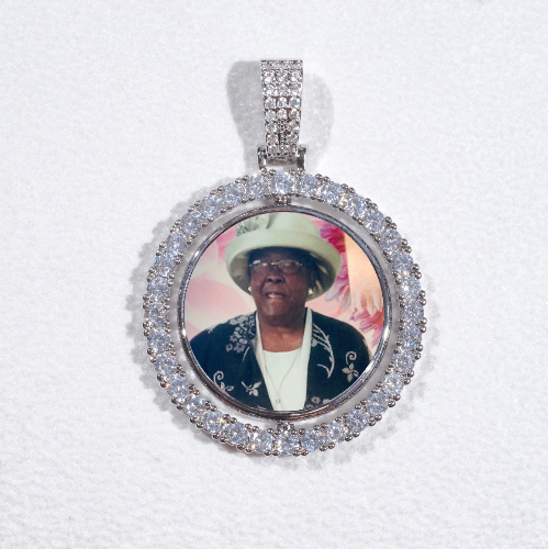 3D Spinning 2-Faced Custom Picture Pendant