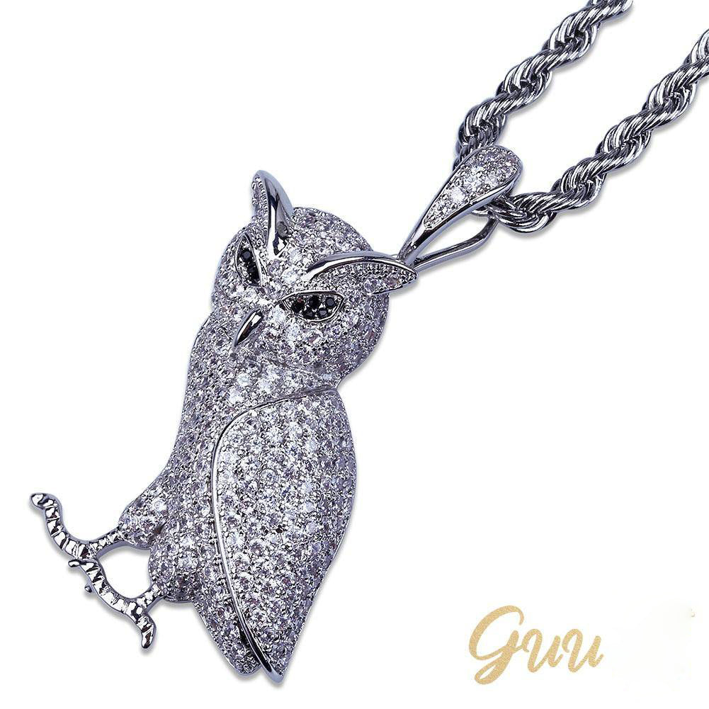 Iced 29mm  CZ   Gold-Plated Pendant &  Cuban Link Chain