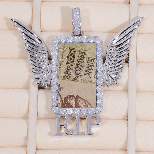 RIP WING 3D CUSTOM PICTURE PENDANT