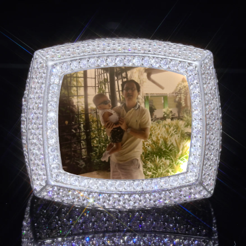 3D CUSTOM PICTURE ICED RING