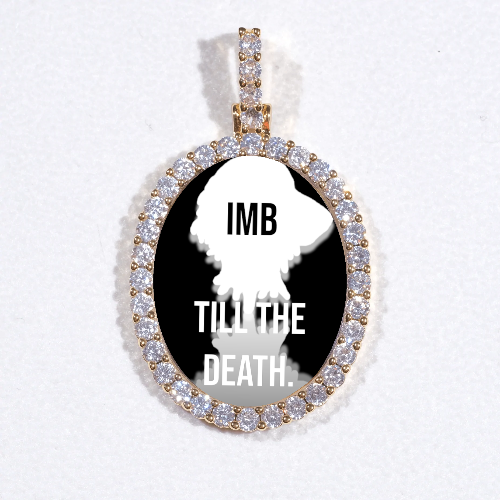 3D Oval Custom Picture Pendant
