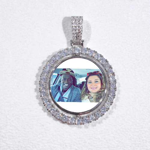 3D Spinning 2-Faced Custom Picture Pendant