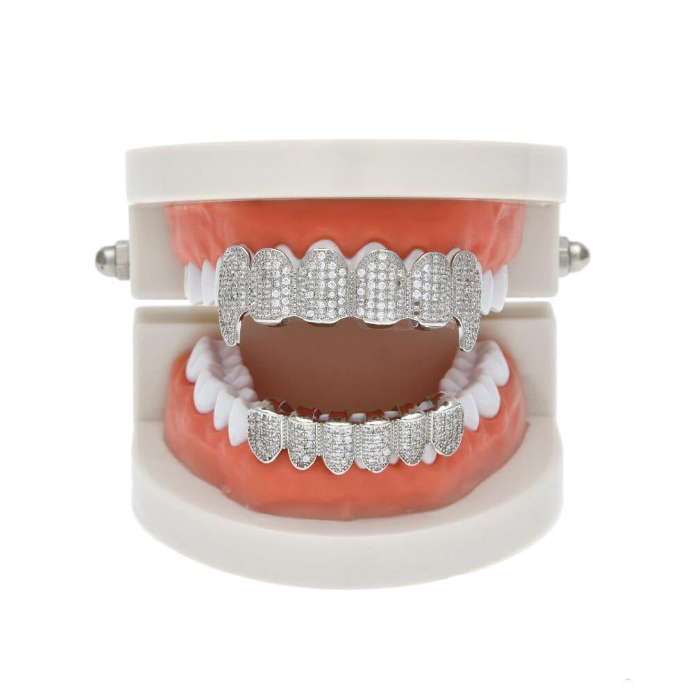 Official Limited Gold-Plated  Micro-inlay CZ Grillz