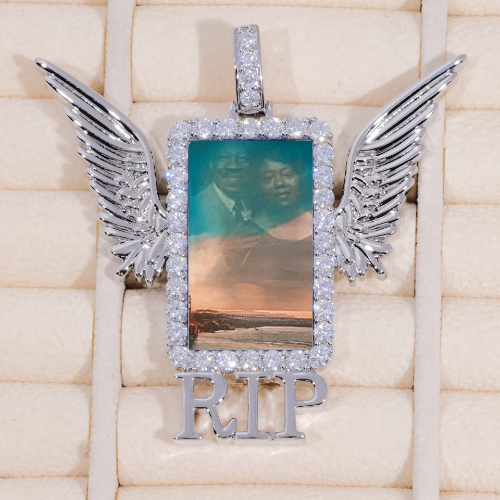 RIP WING 3D CUSTOM PICTURE PENDANT
