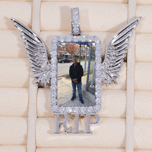 RIP WING 3D CUSTOM PICTURE PENDANT