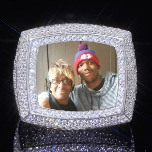 3D CUSTOM PICTURE ICED RING