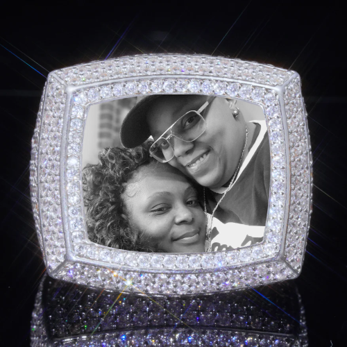 3D CUSTOM PICTURE ICED RING