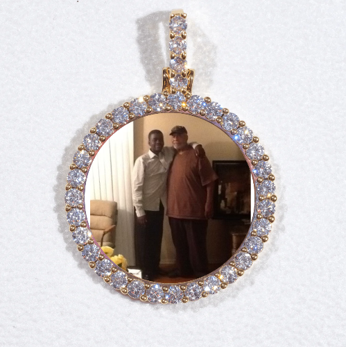 3D CIRCLE CUSTOM PICTURE PENDANT SMALL SIZE