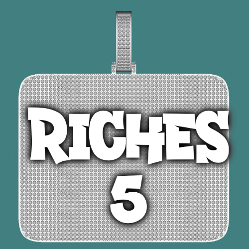 CUSTOM LETTER NECKLACE 3D BIG SQUARE