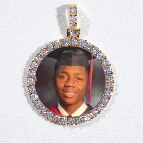 3D CIRCLE CUSTOM PICTURE PENDANT SMALL SIZE