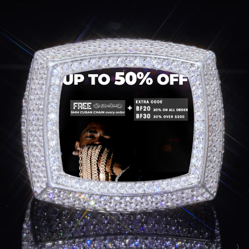 3D CUSTOM PICTURE ICED RING