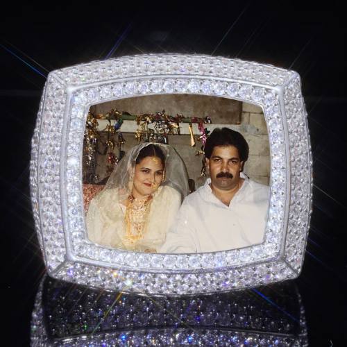 3D CUSTOM PICTURE ICED RING
