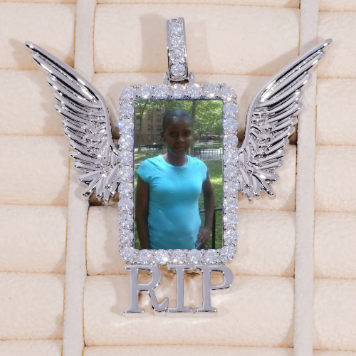 RIP WING 3D CUSTOM PICTURE PENDANT