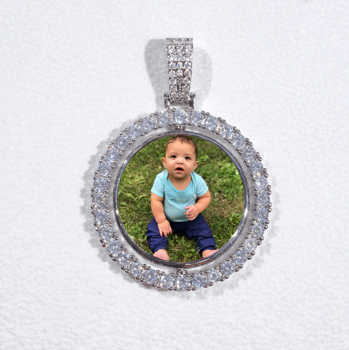 3D Spinning 2-Faced Custom Picture Pendant
