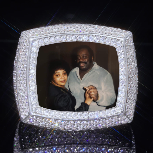 3D CUSTOM PICTURE ICED RING