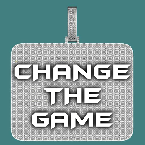 CUSTOM LETTER NECKLACE 3D BIG SQUARE