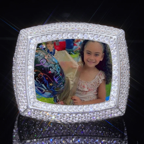 3D CUSTOM PICTURE ICED RING